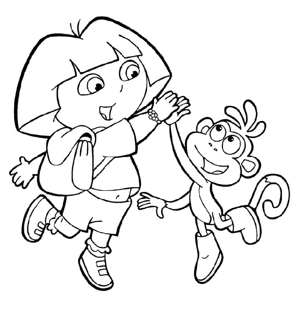 Dora the Explorer coloring page (92)