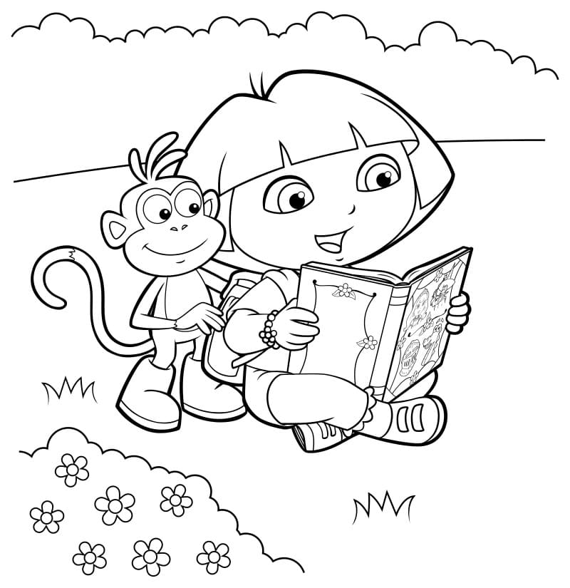 Dora the Explorer coloring page (94)