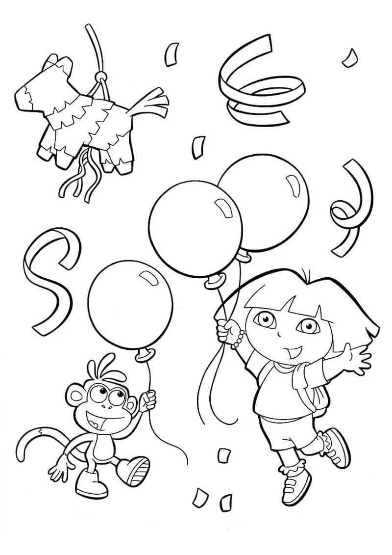 Dora the Explorer coloring page (96)