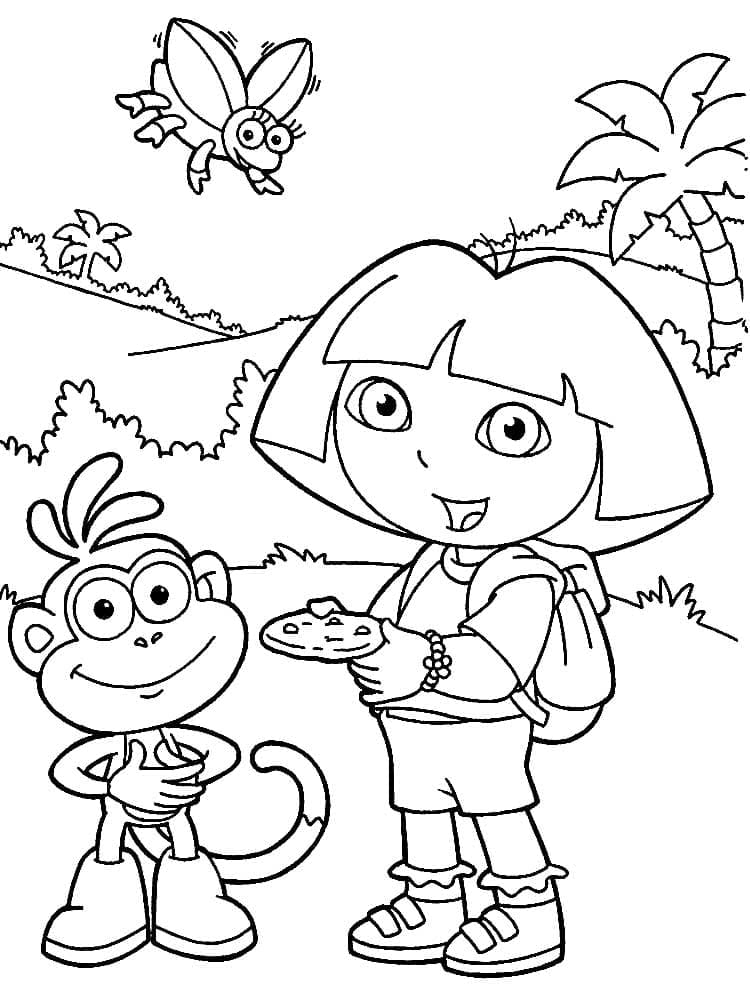 Dora the Explorer coloring page (97)