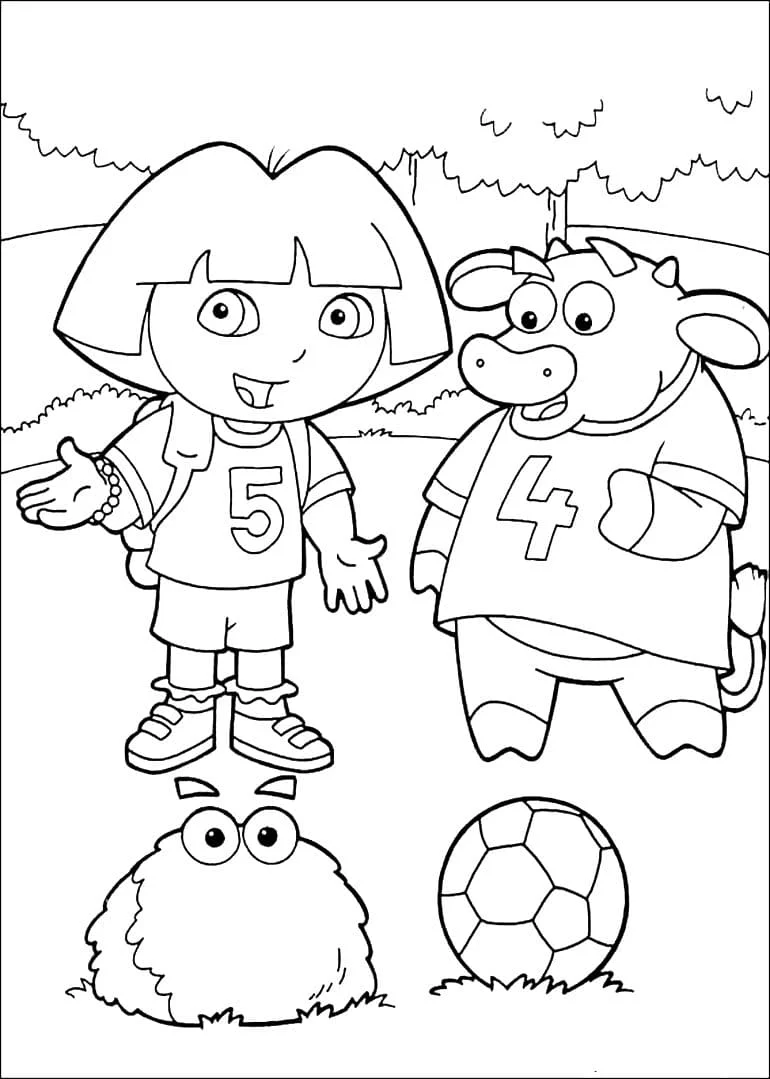 Dora the Explorer coloring page (98)