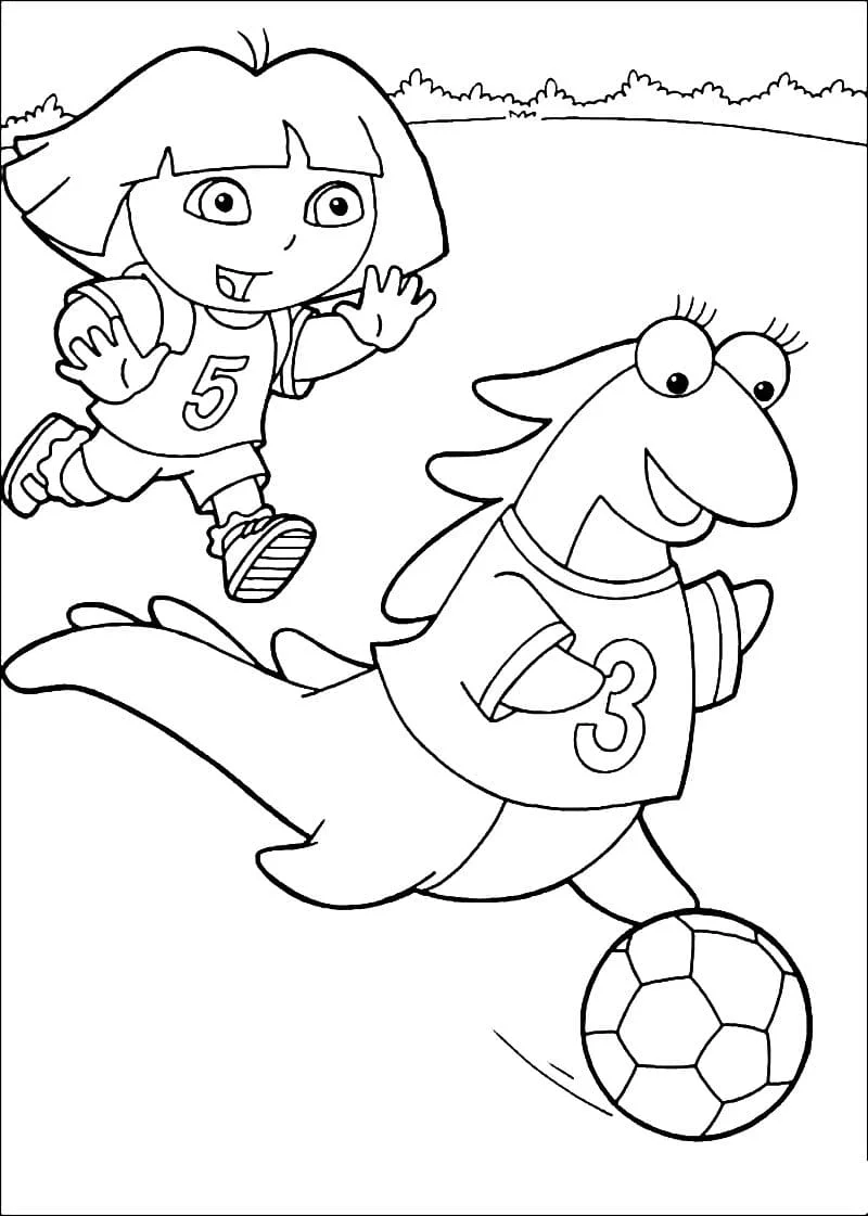 Dora the Explorer coloring page (99)