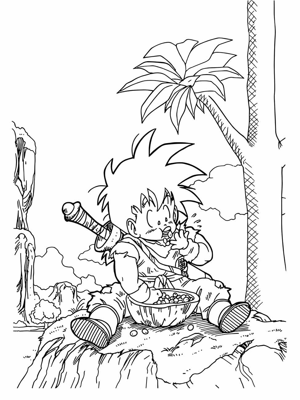 Dragon Ball Z coloring page (2)