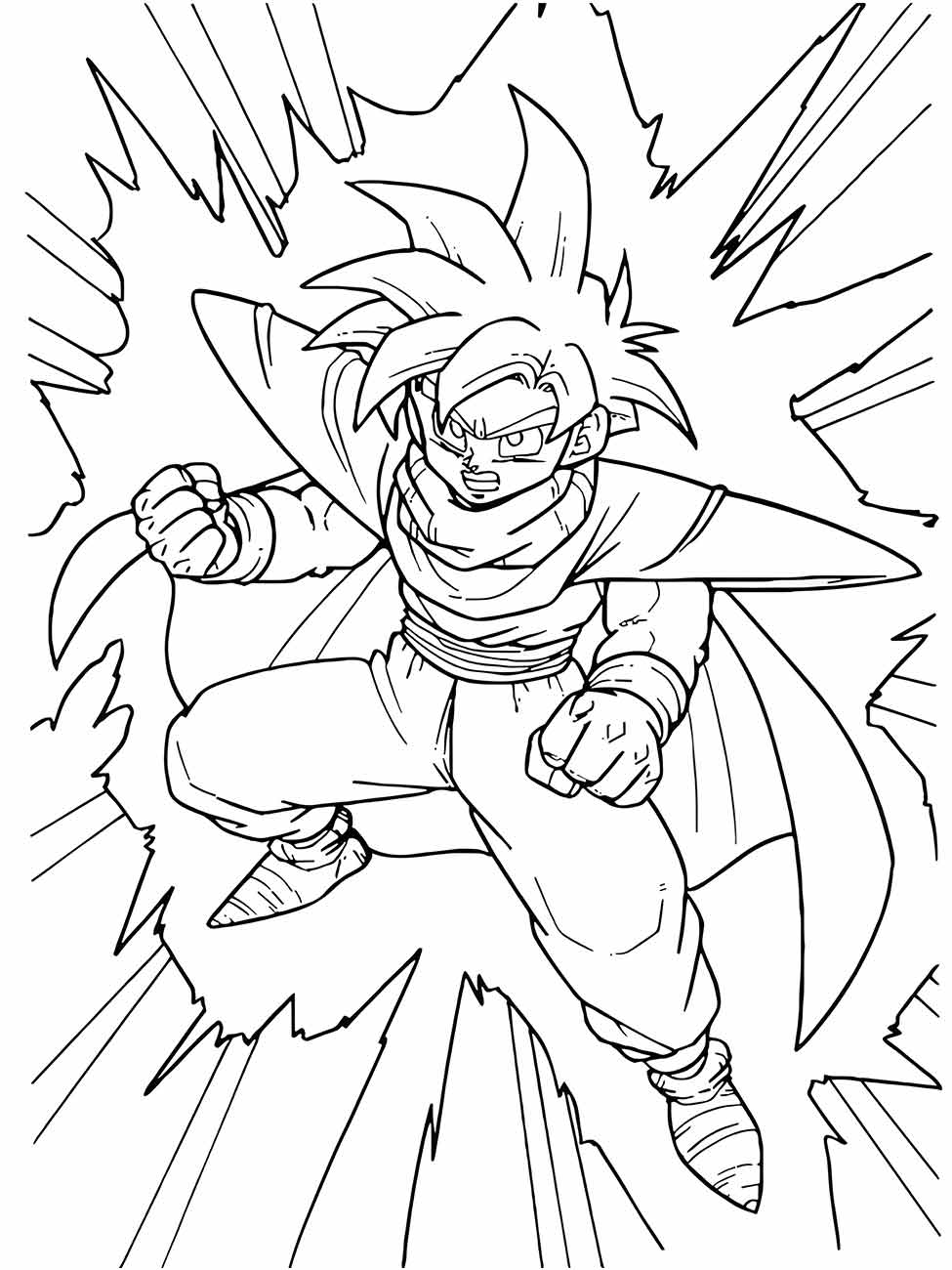 Dragon Ball Z coloring page (4)