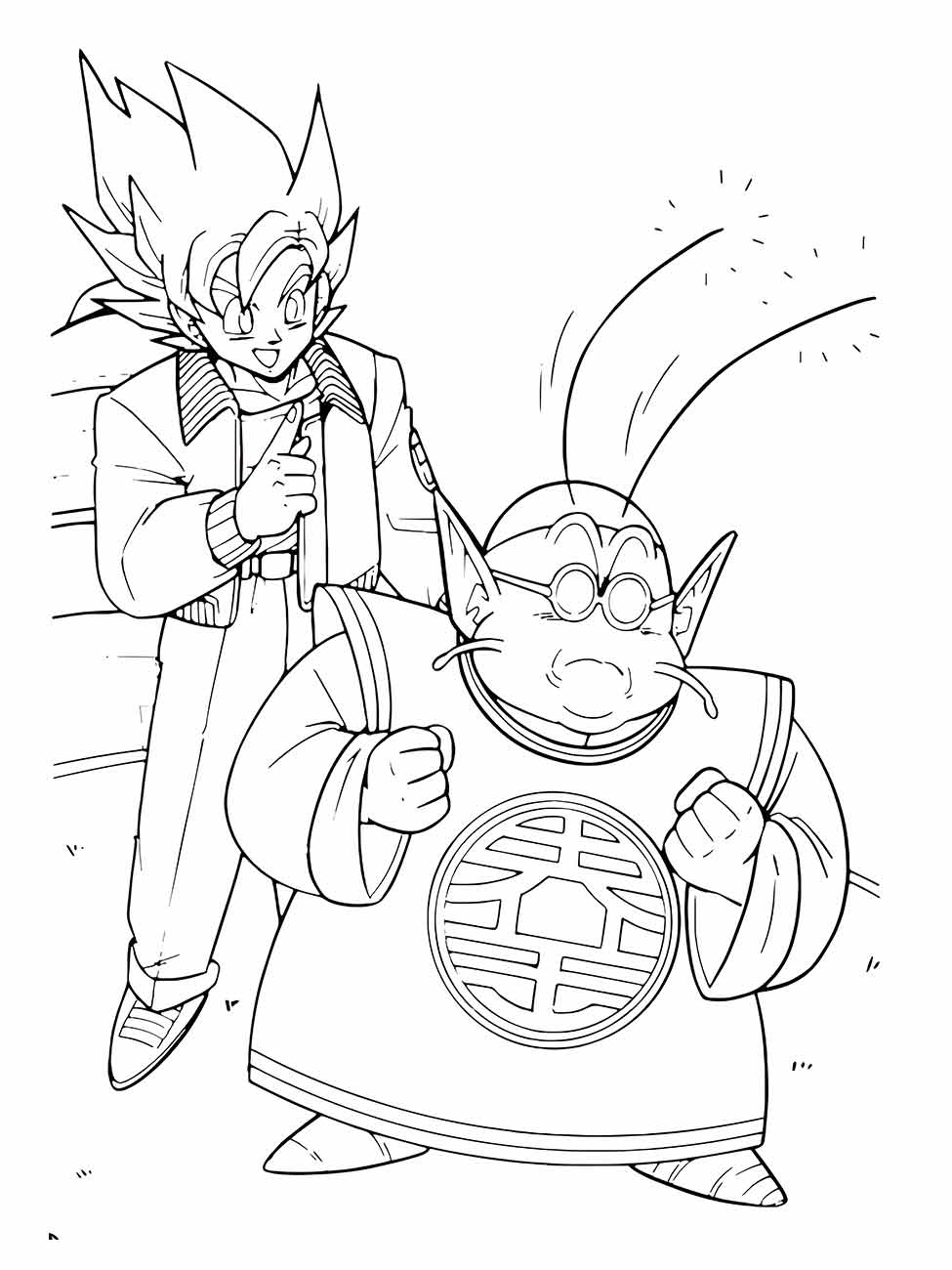 Dragon Ball Z coloring page (6)