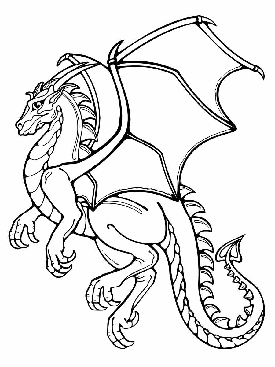 Dragon coloring page (11)