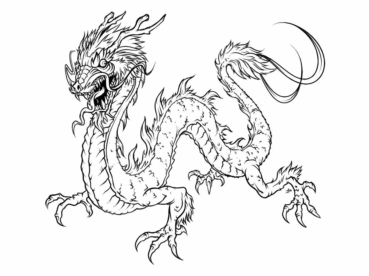 Dragon coloring page (12)