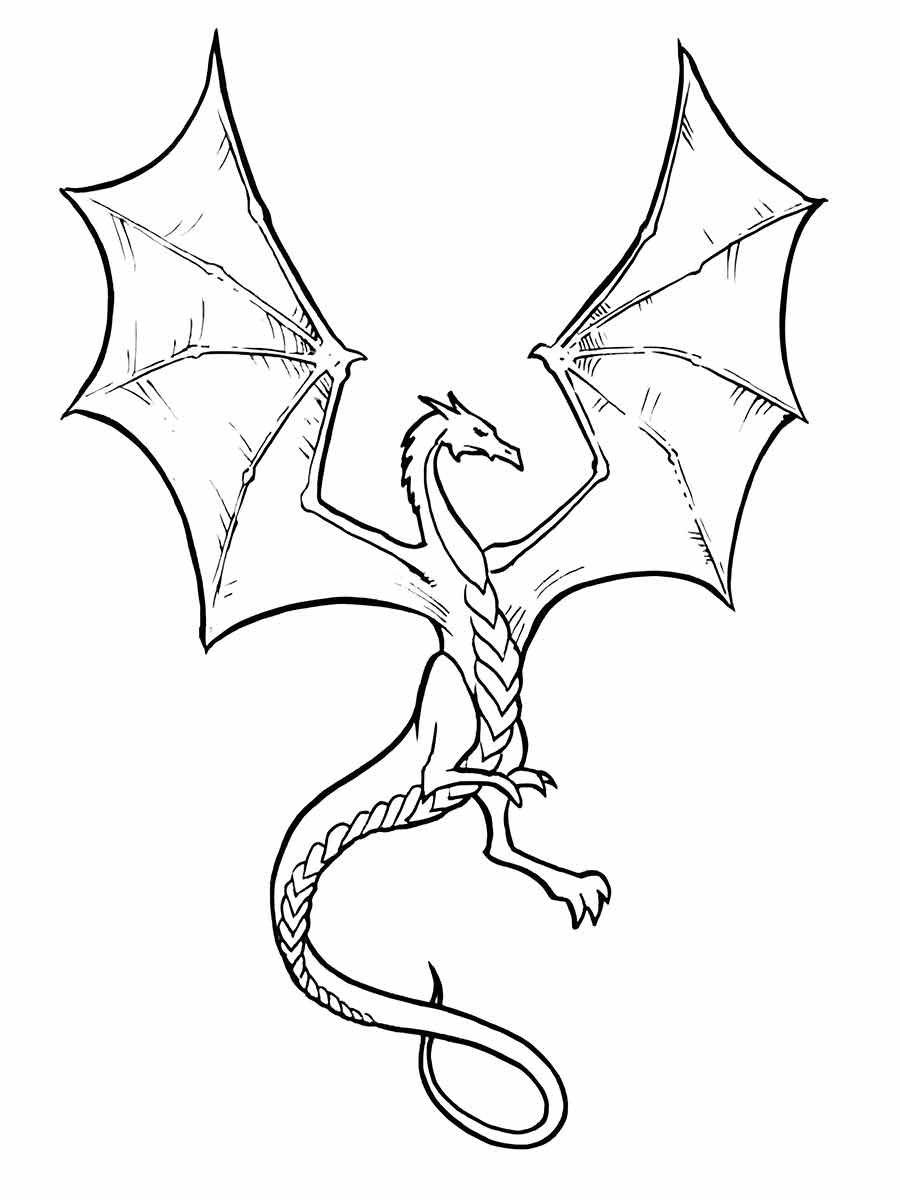 Dragon coloring page (17)