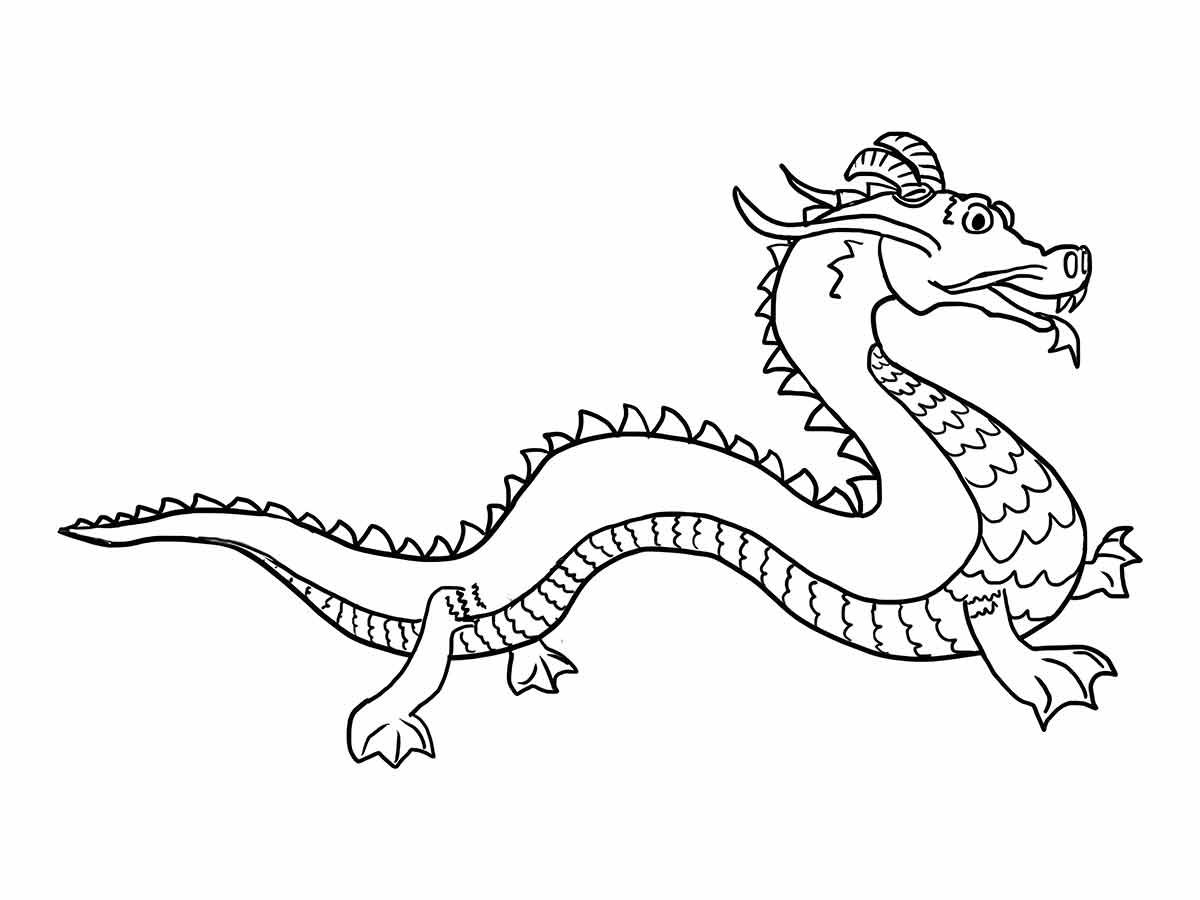 Dragon coloring page (19)