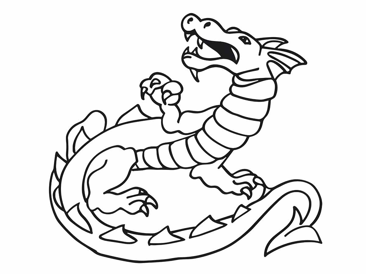 Dragon coloring page (21)