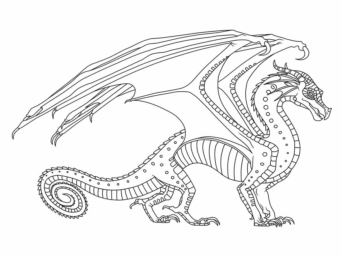 Dragon coloring page (27)