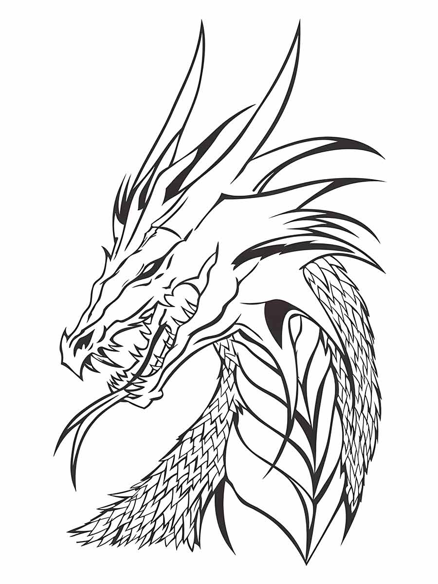 Dragon coloring page (29)