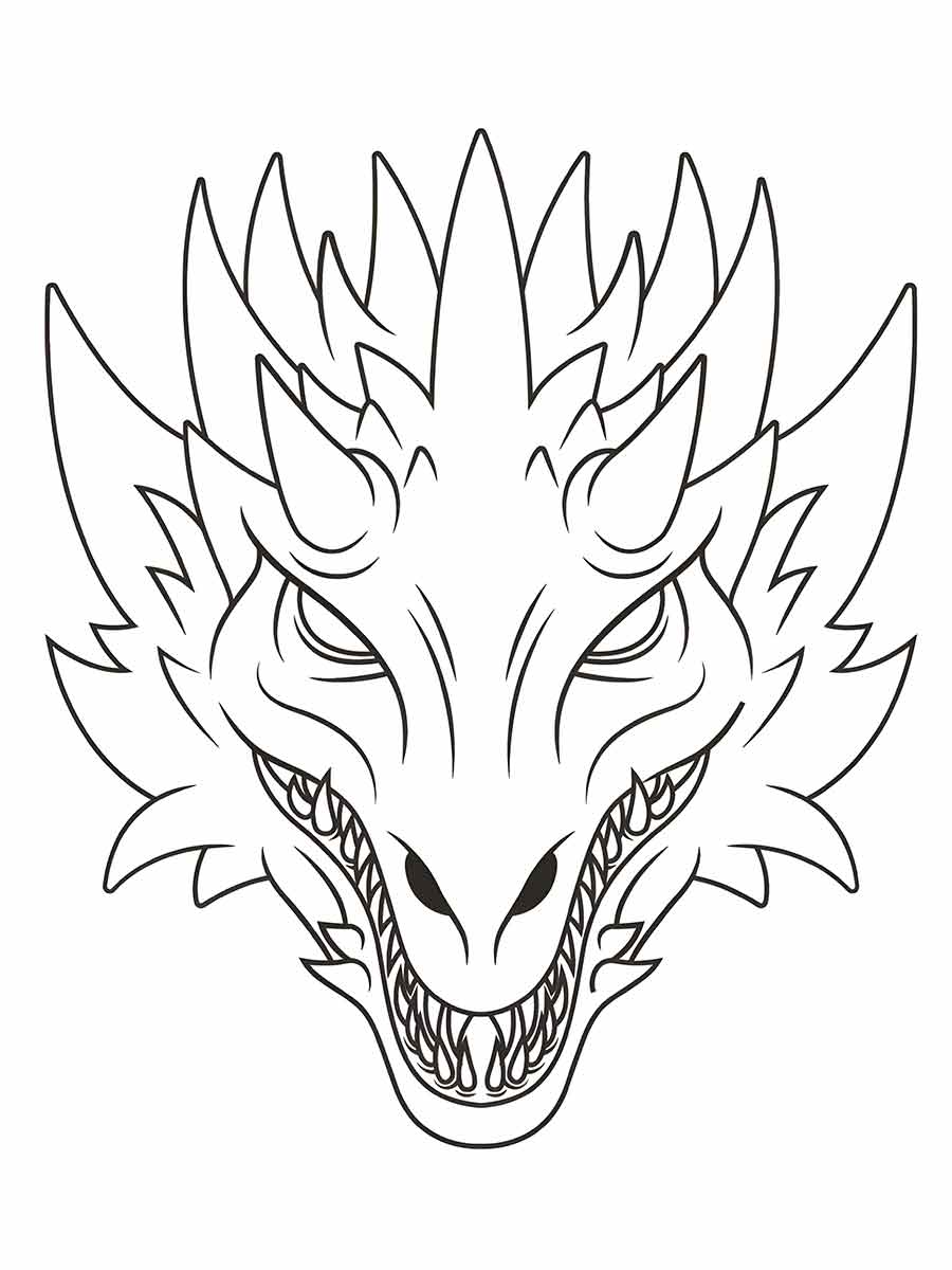 Dragon coloring page (31)