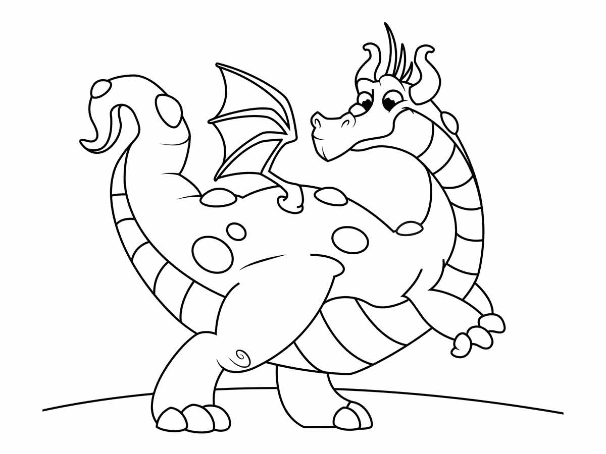 Dragon coloring page (33)