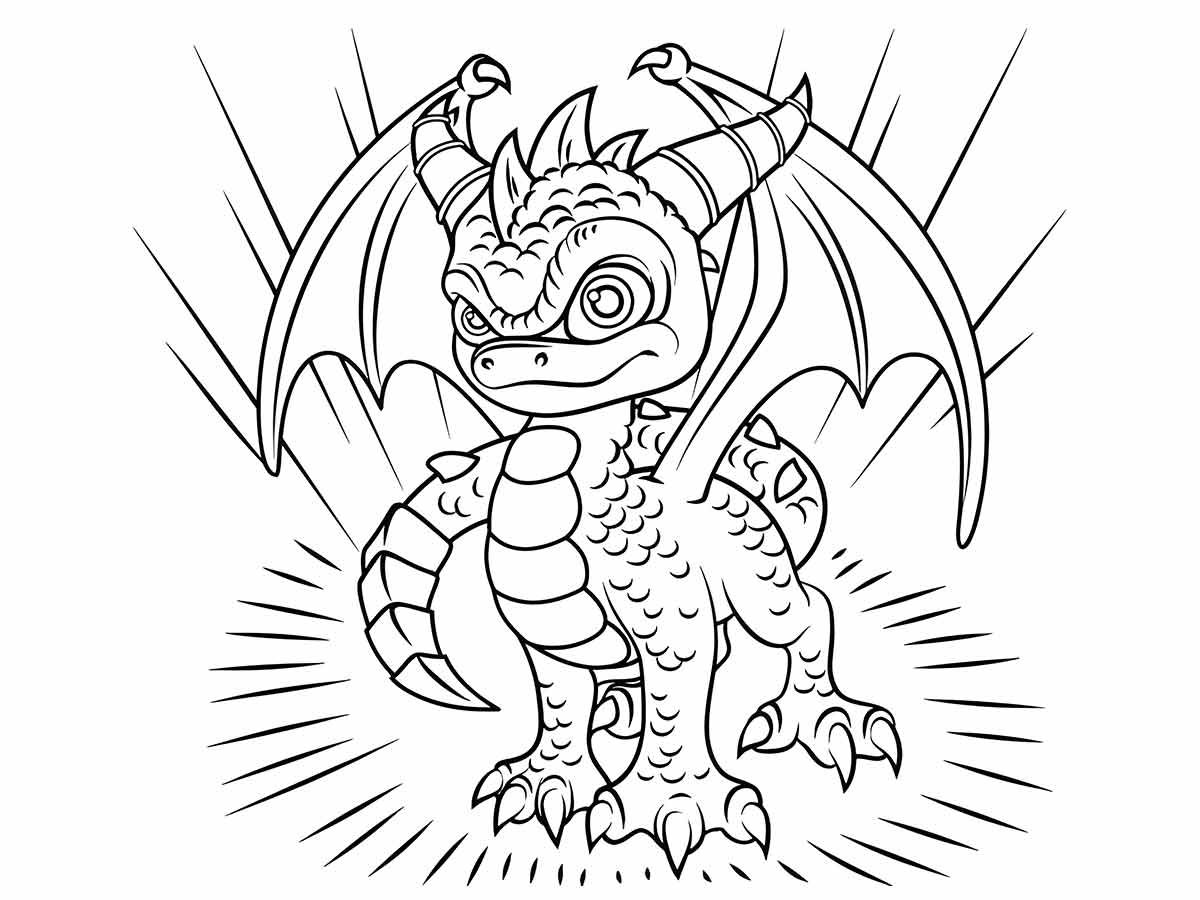 Dragon coloring page (35)