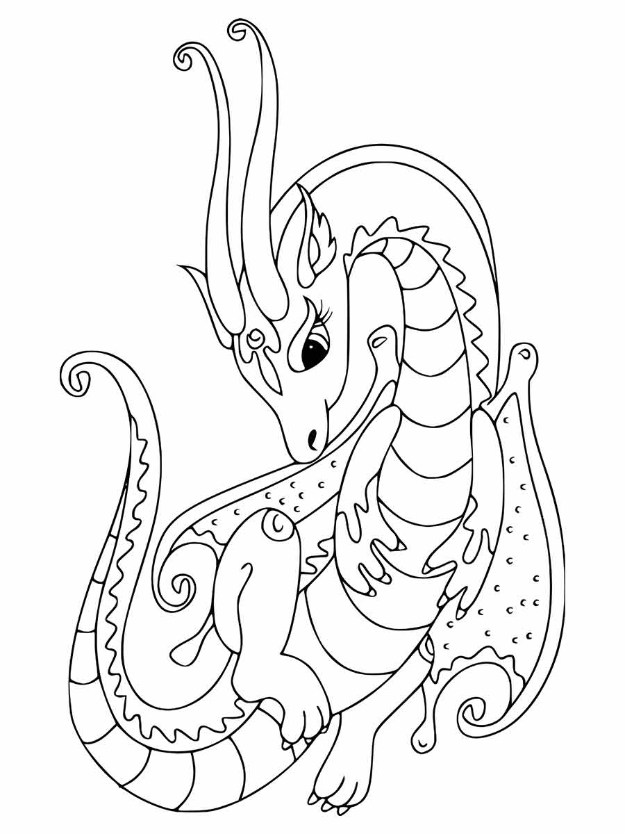 Dragon coloring page (36)