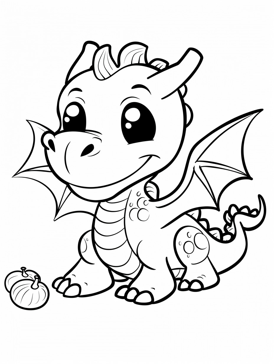 Dragons coloring page (10)