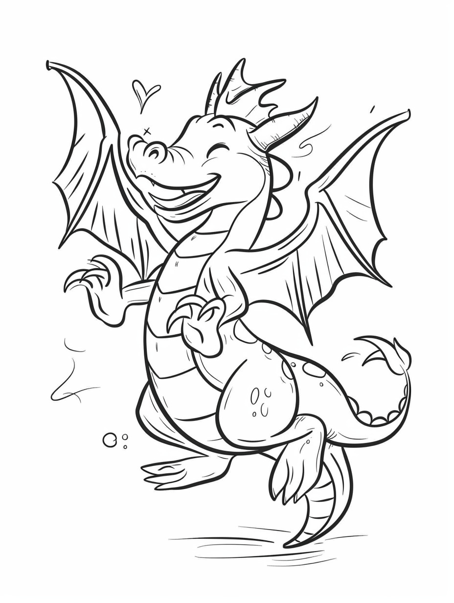 Dragons coloring page (13)