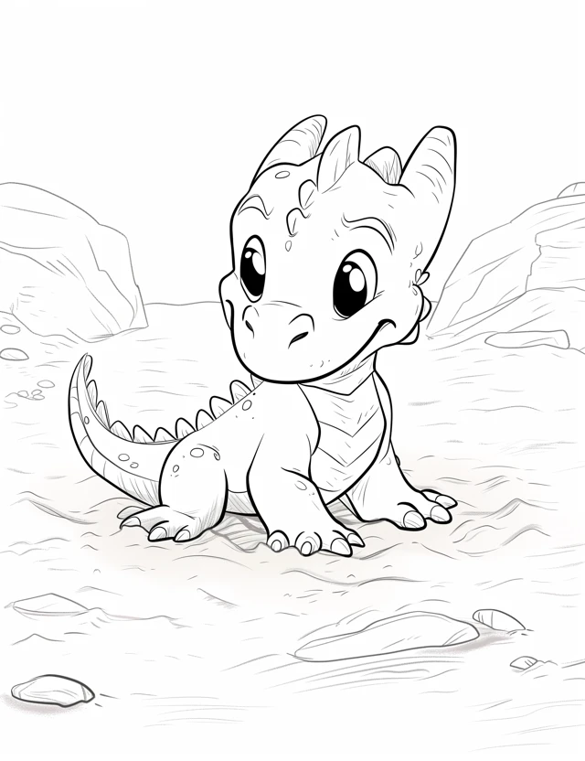 Dragons coloring page (15)