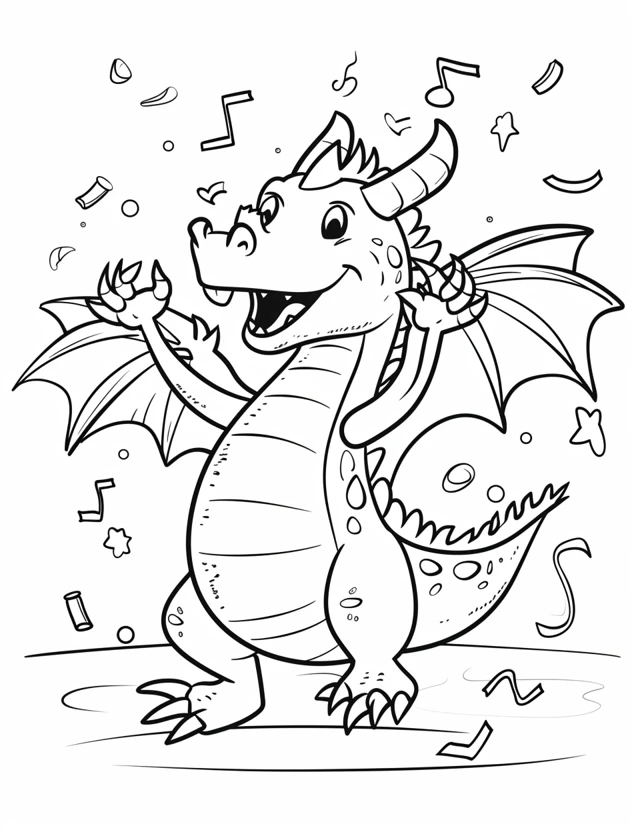 Dragons coloring page (17)