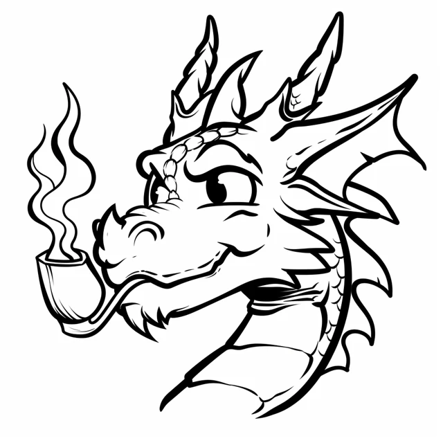 Dragons coloring page (19)