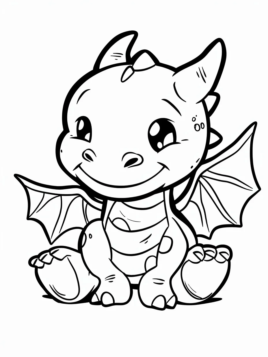 Dragons coloring page (22)