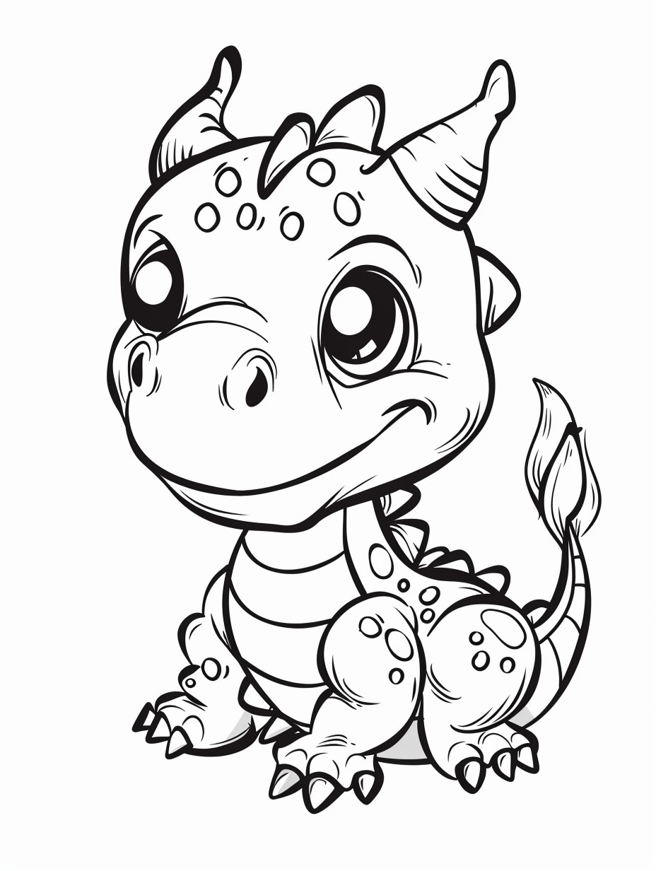 Dragons coloring page (7)