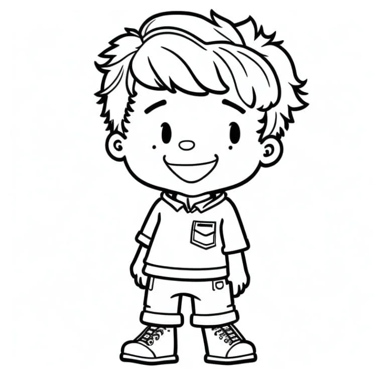 Drawing for boys to color coloring page (12)