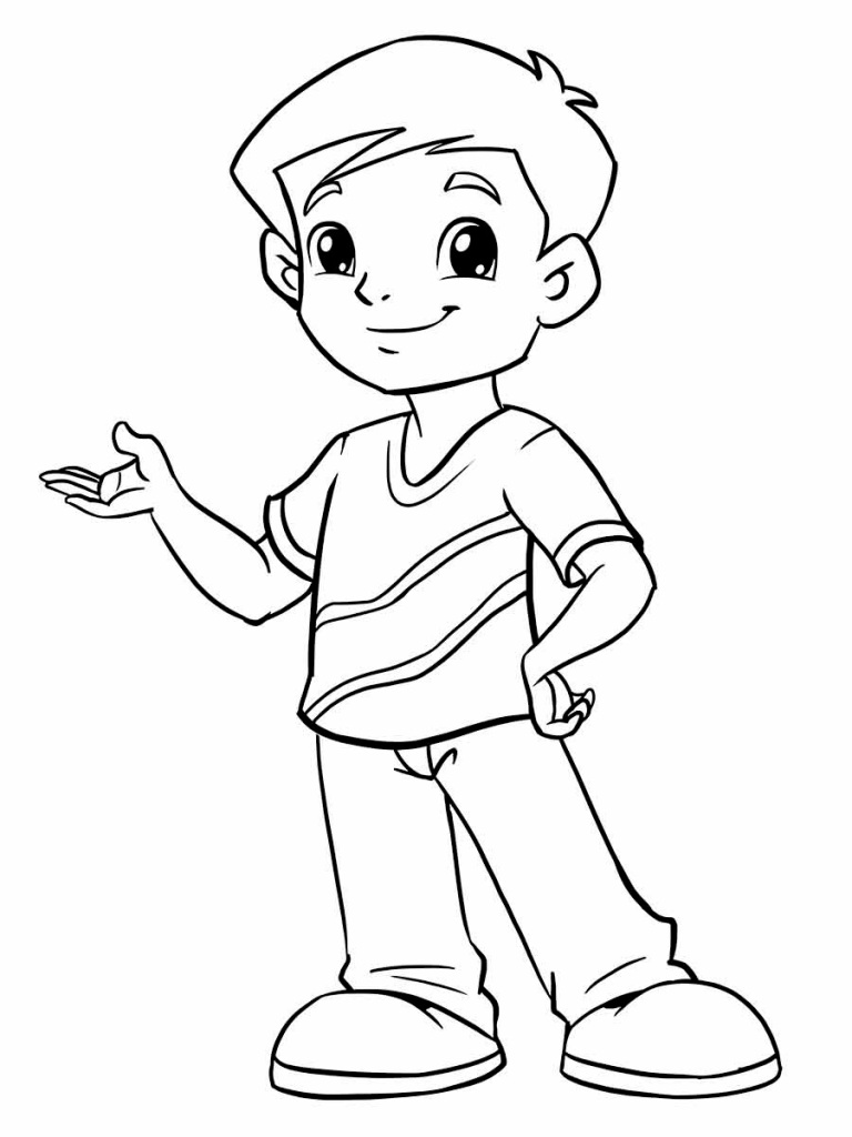 Drawing for boys to color coloring page (2)