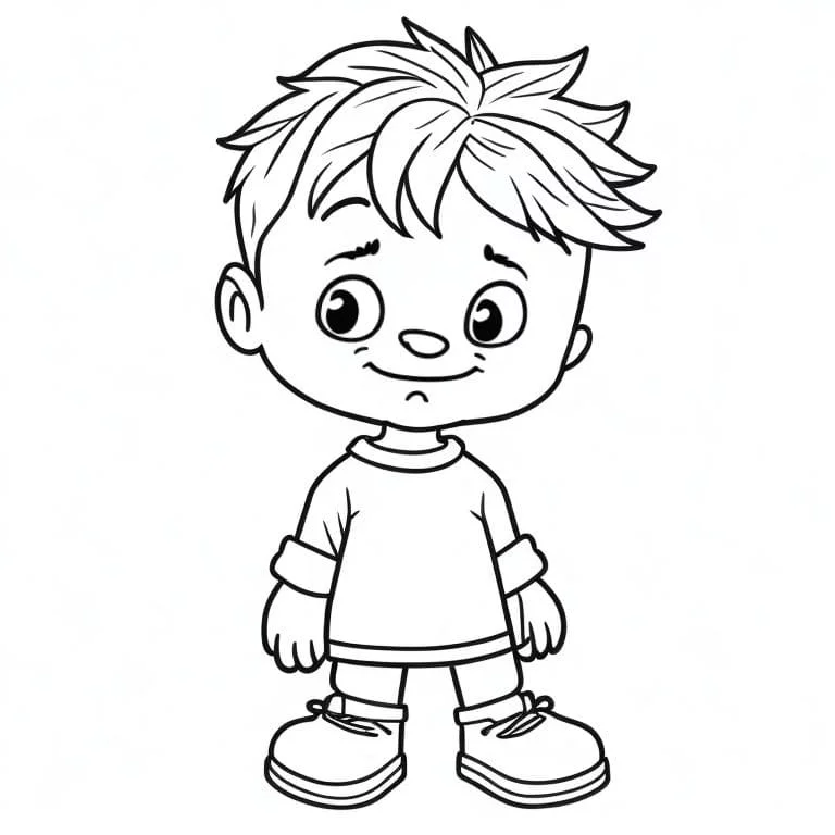 Drawing for boys to color coloring page (2)