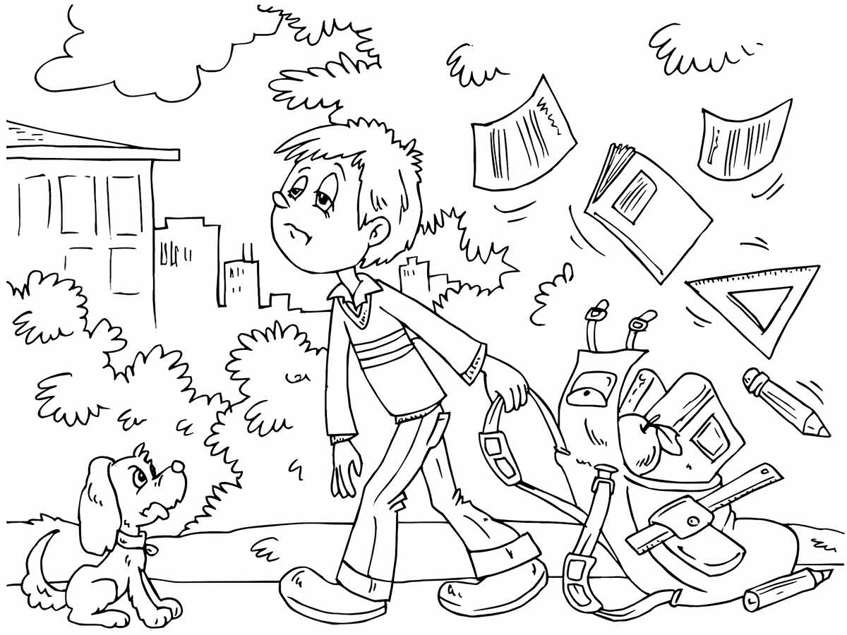 Drawing for boys to color coloring page (44)