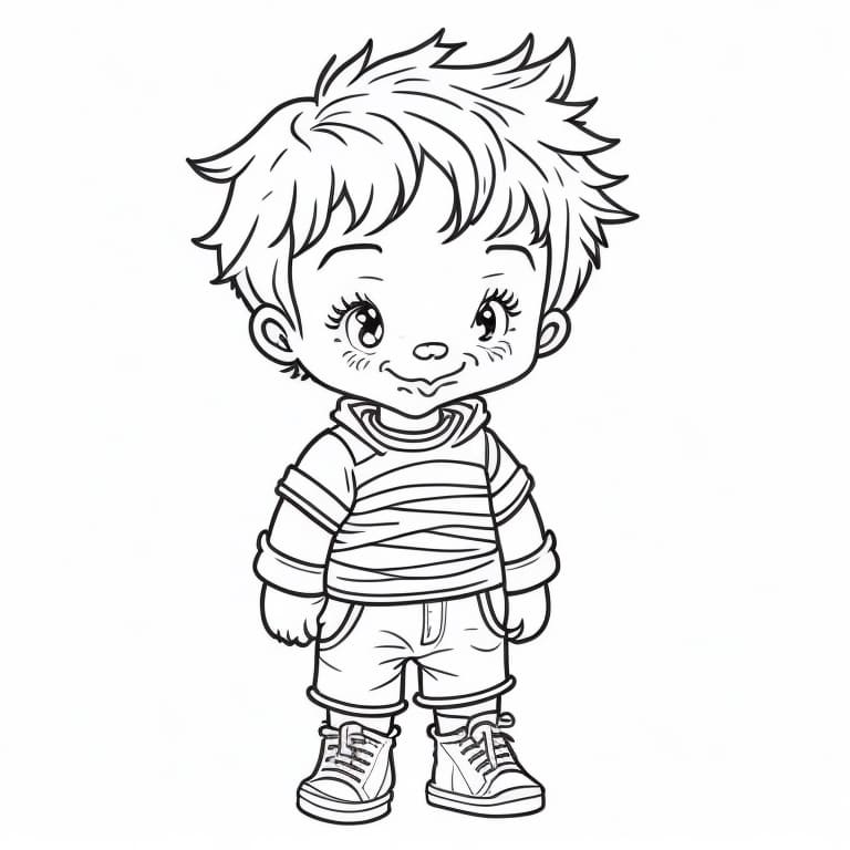 Drawing for boys to color coloring page (49)