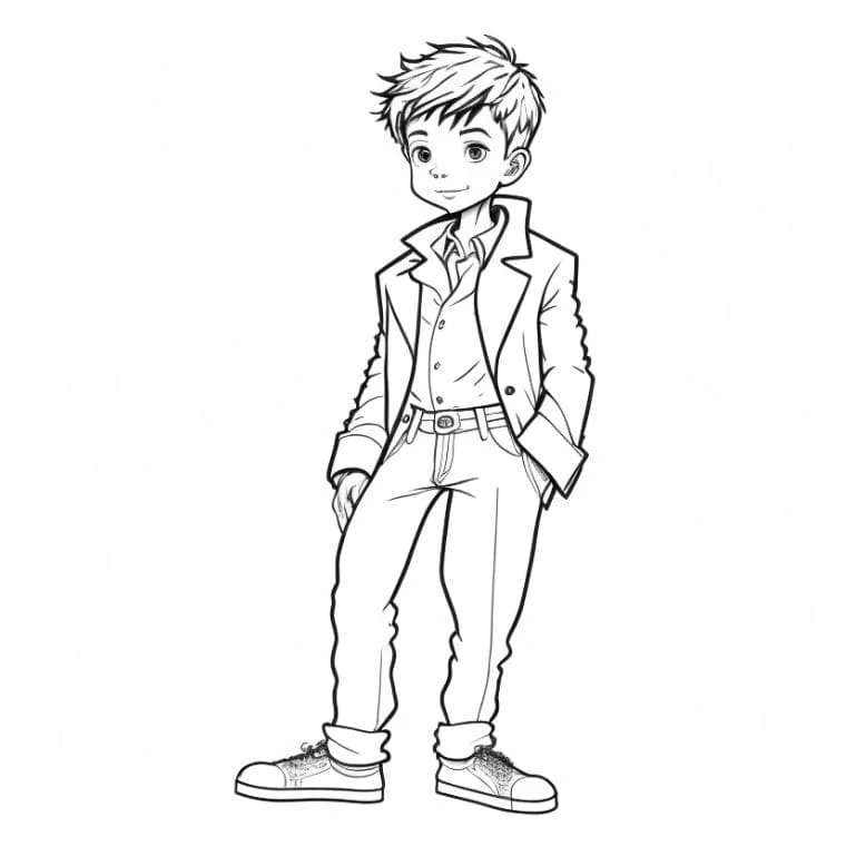 Drawing for boys to color coloring page (5)