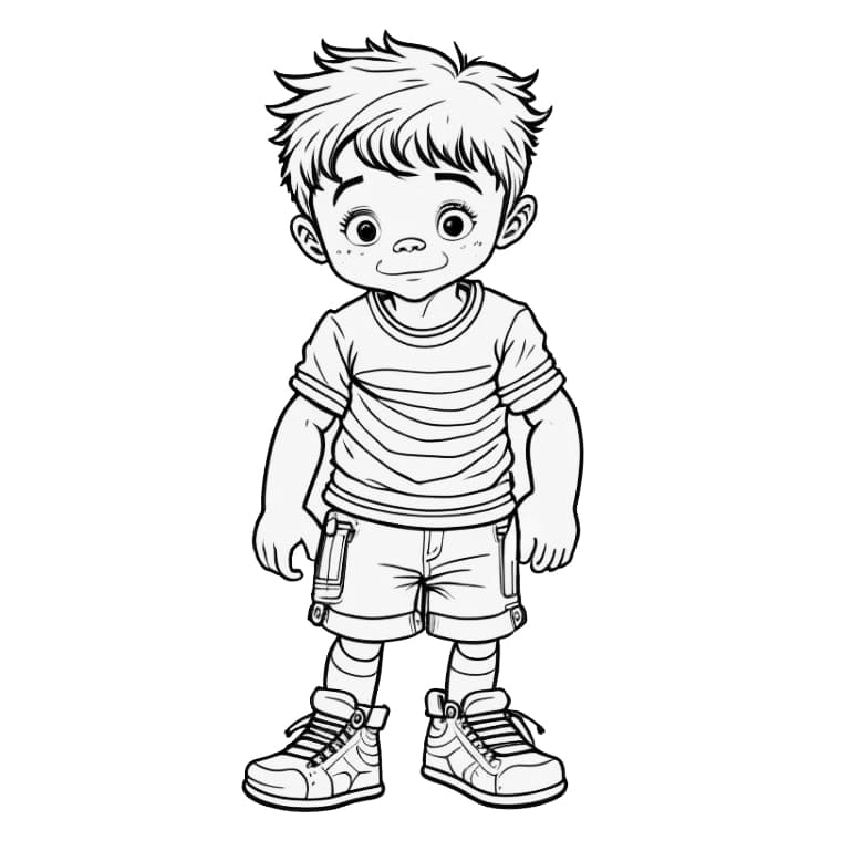 Drawing for boys to color coloring page (52)