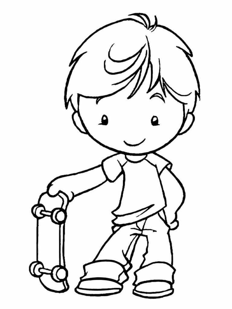 Drawing for boys to color coloring page (7)