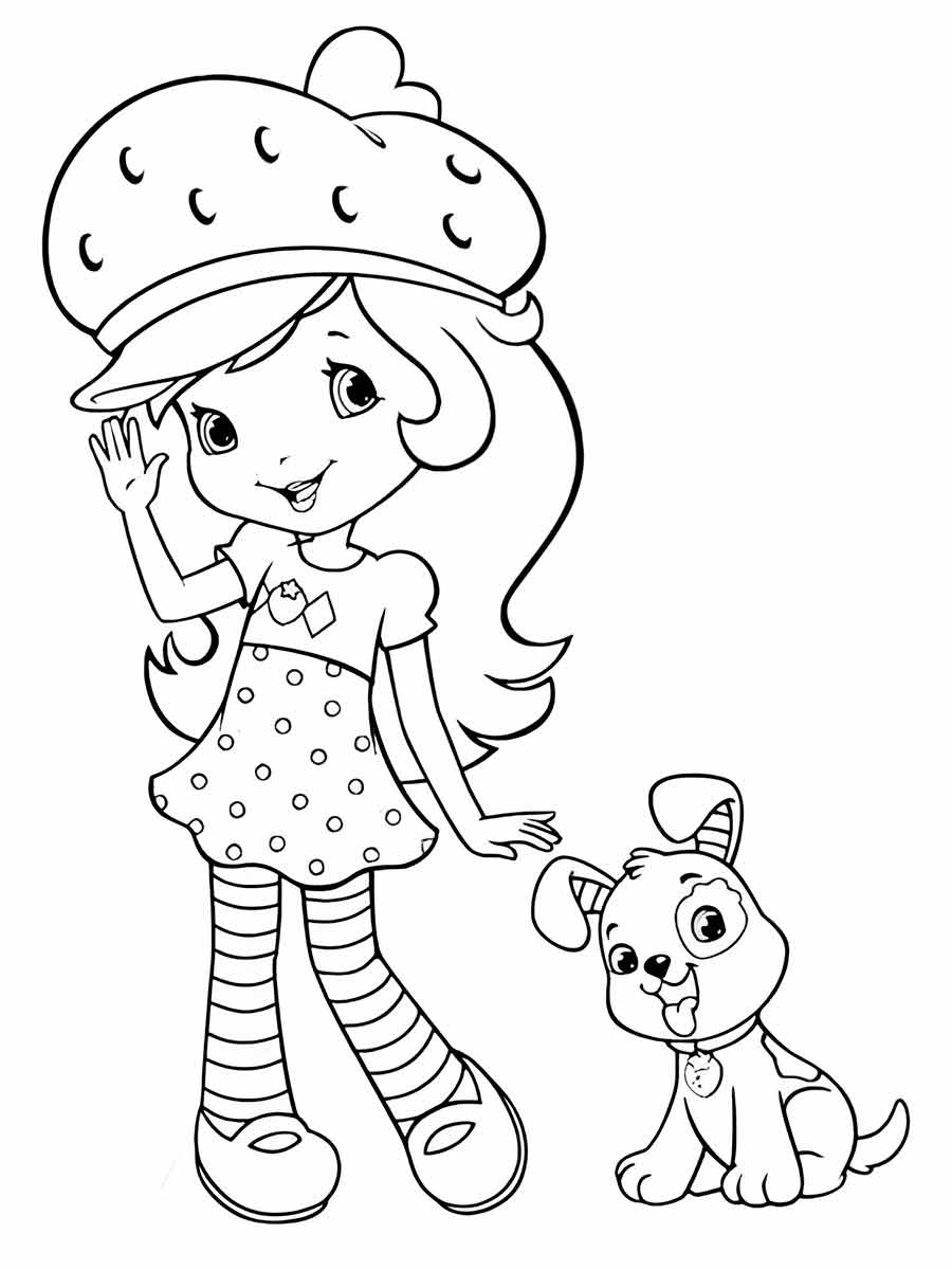 Drawing for girls to color coloring page (18)