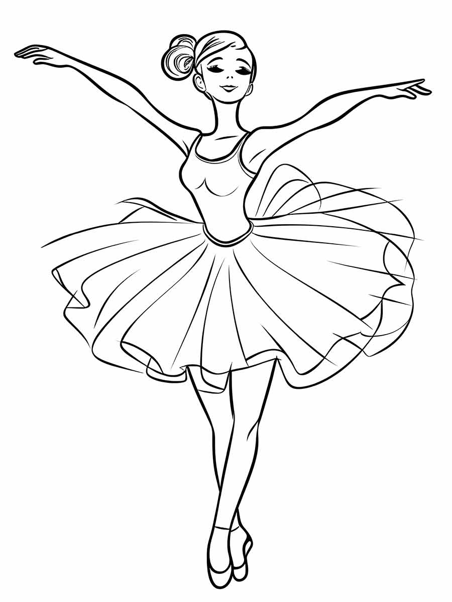 Drawing for girls to color coloring page (2)