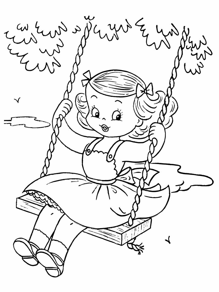 Drawing for girls to color coloring page (21)