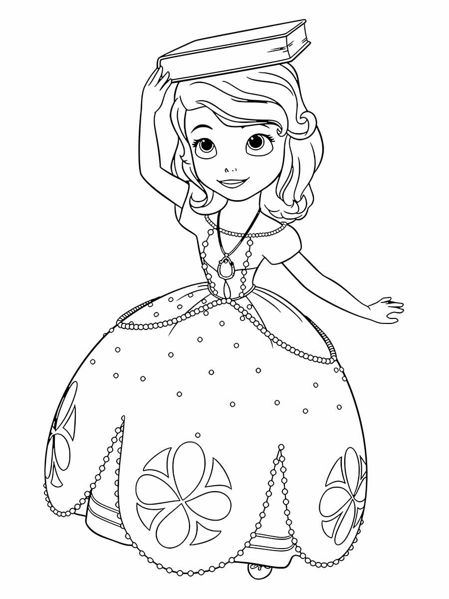 Drawing for girls to color coloring page (25)