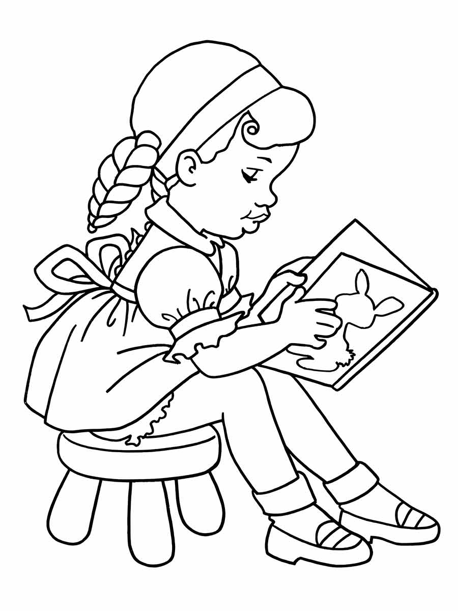 Drawing for girls to color coloring page (28)