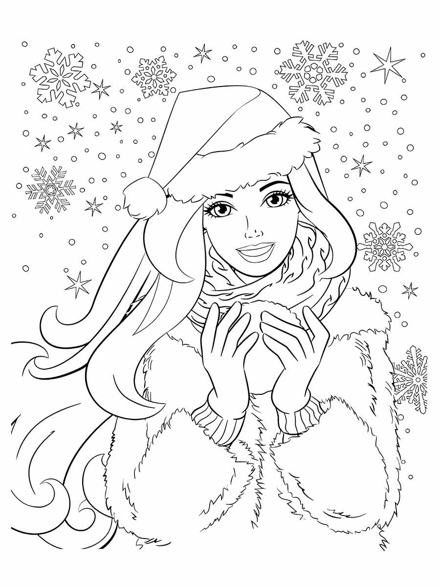 Drawing for girls to color coloring page (34)