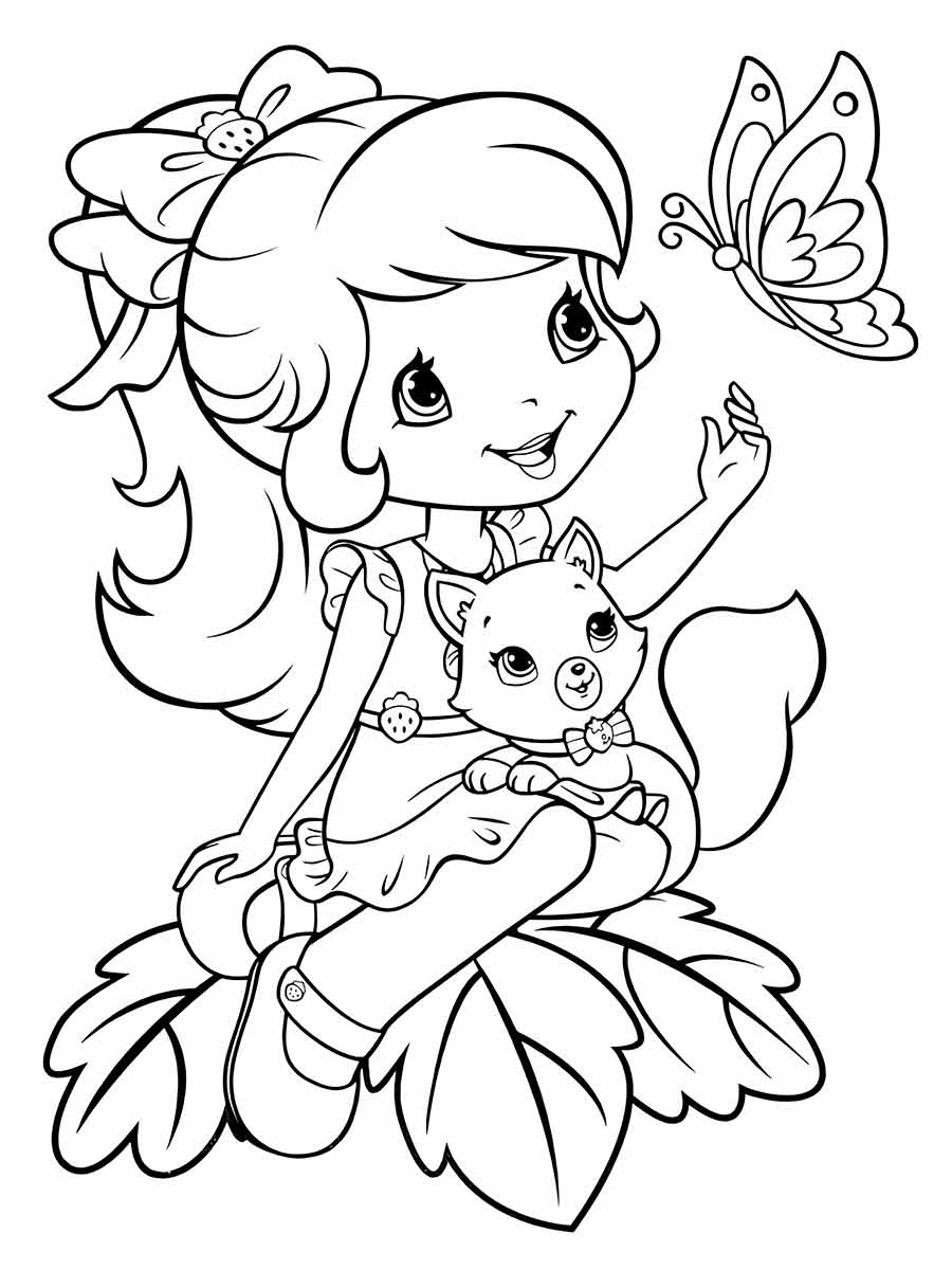 Drawing for girls to color coloring page (39)