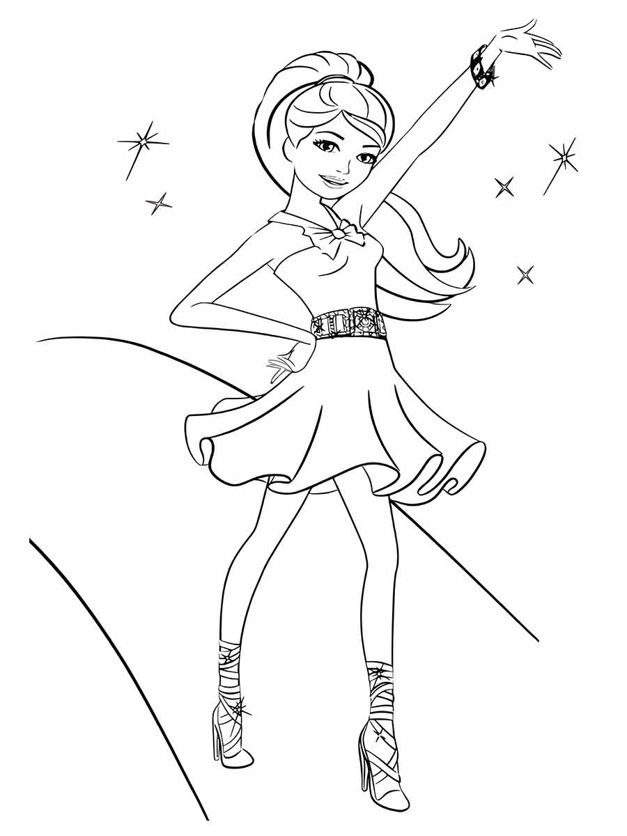 Drawing for girls to color coloring page (47)