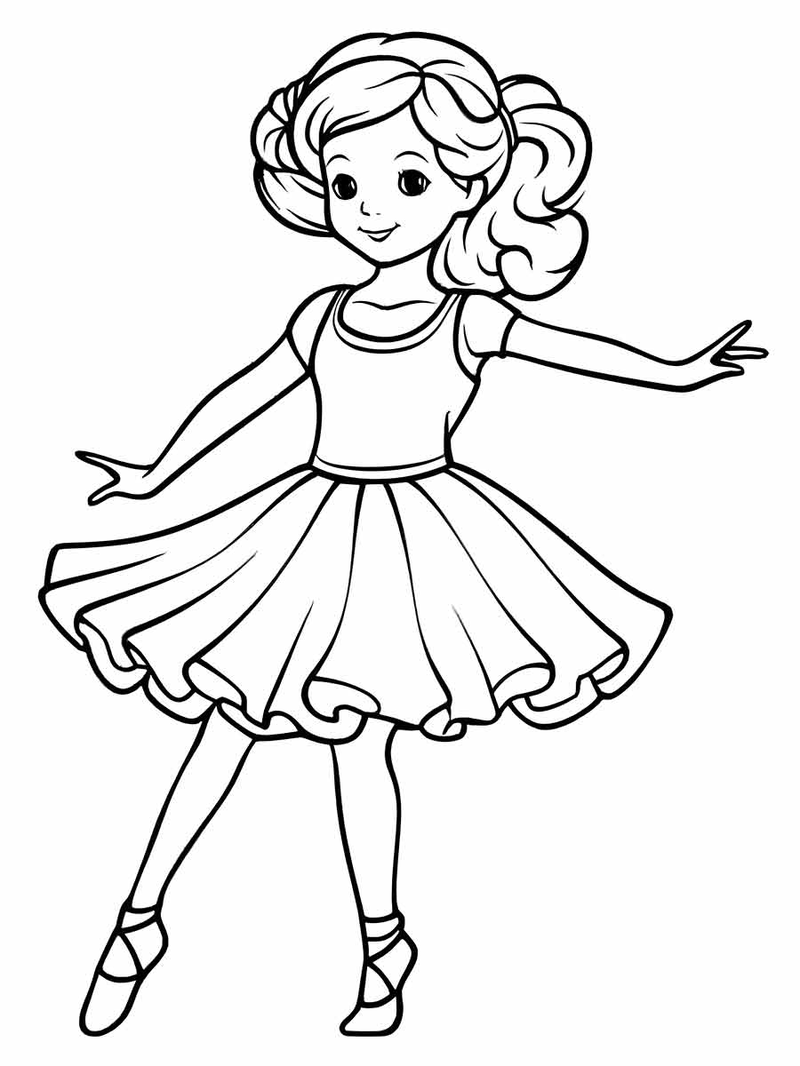 Drawing for girls to color coloring page (5)