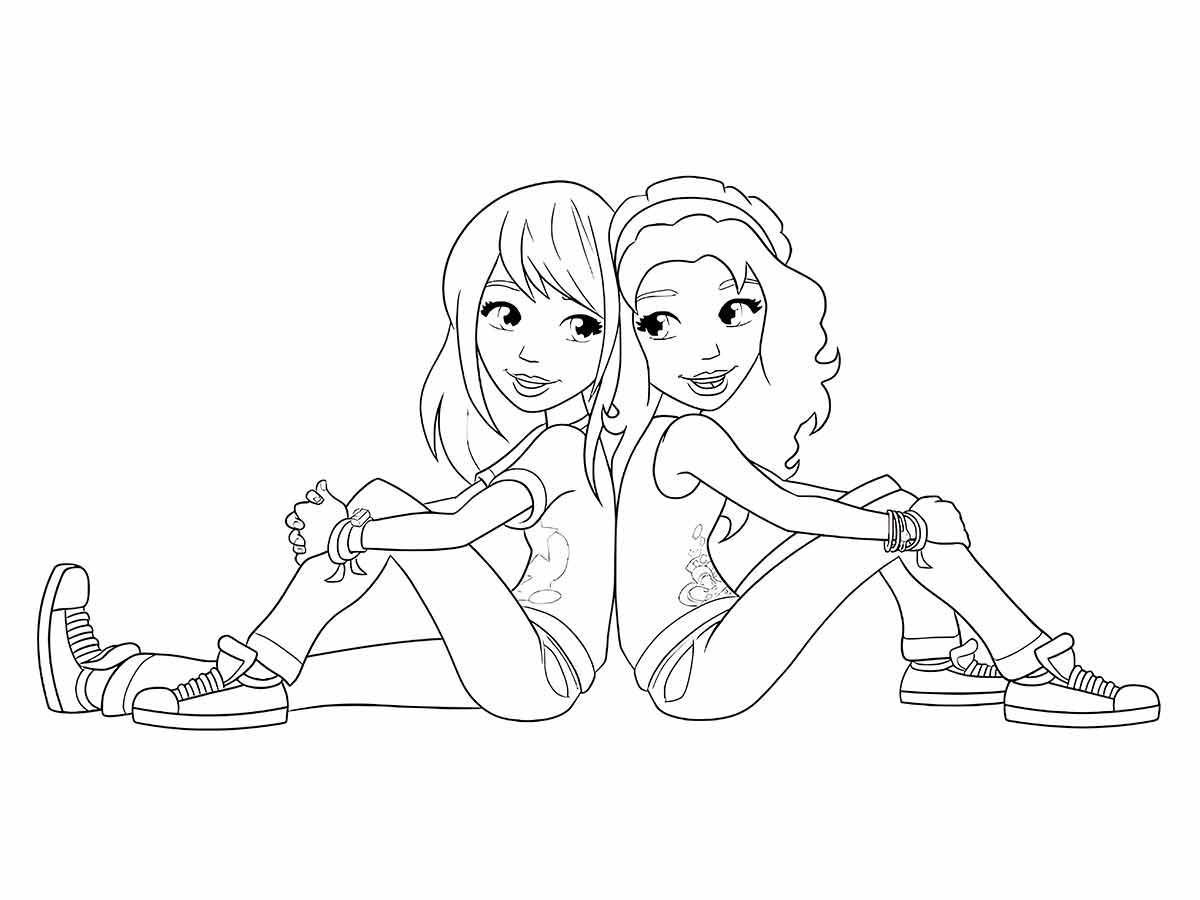 Drawing for girls to color coloring page (53)