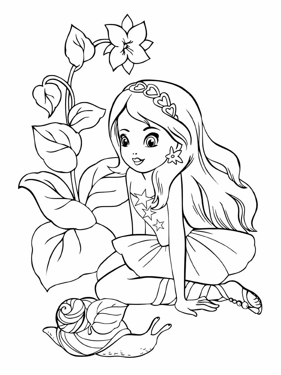 Drawing for girls to color coloring page (56)