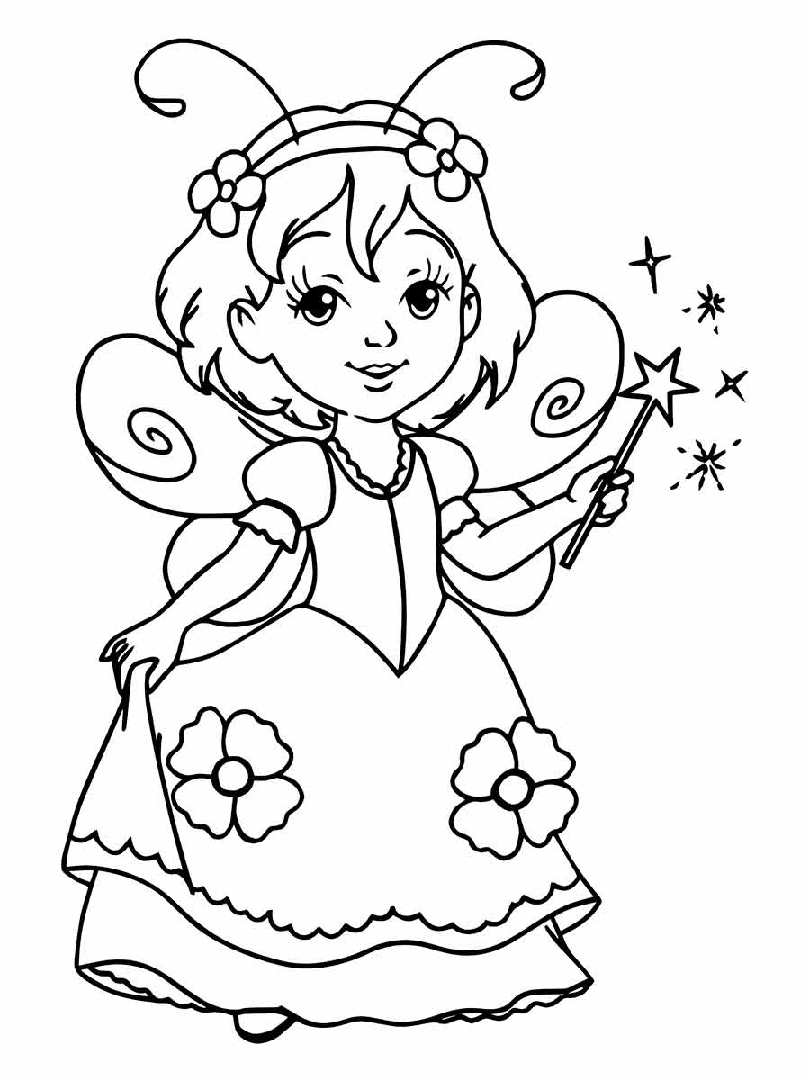 Drawing for girls to color coloring page (58)