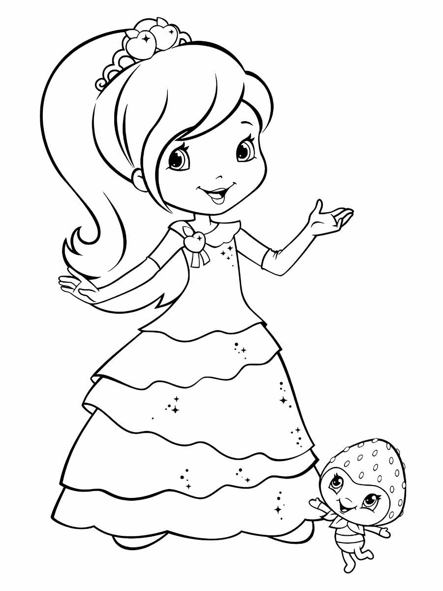 Drawing for girls to color coloring page (67)