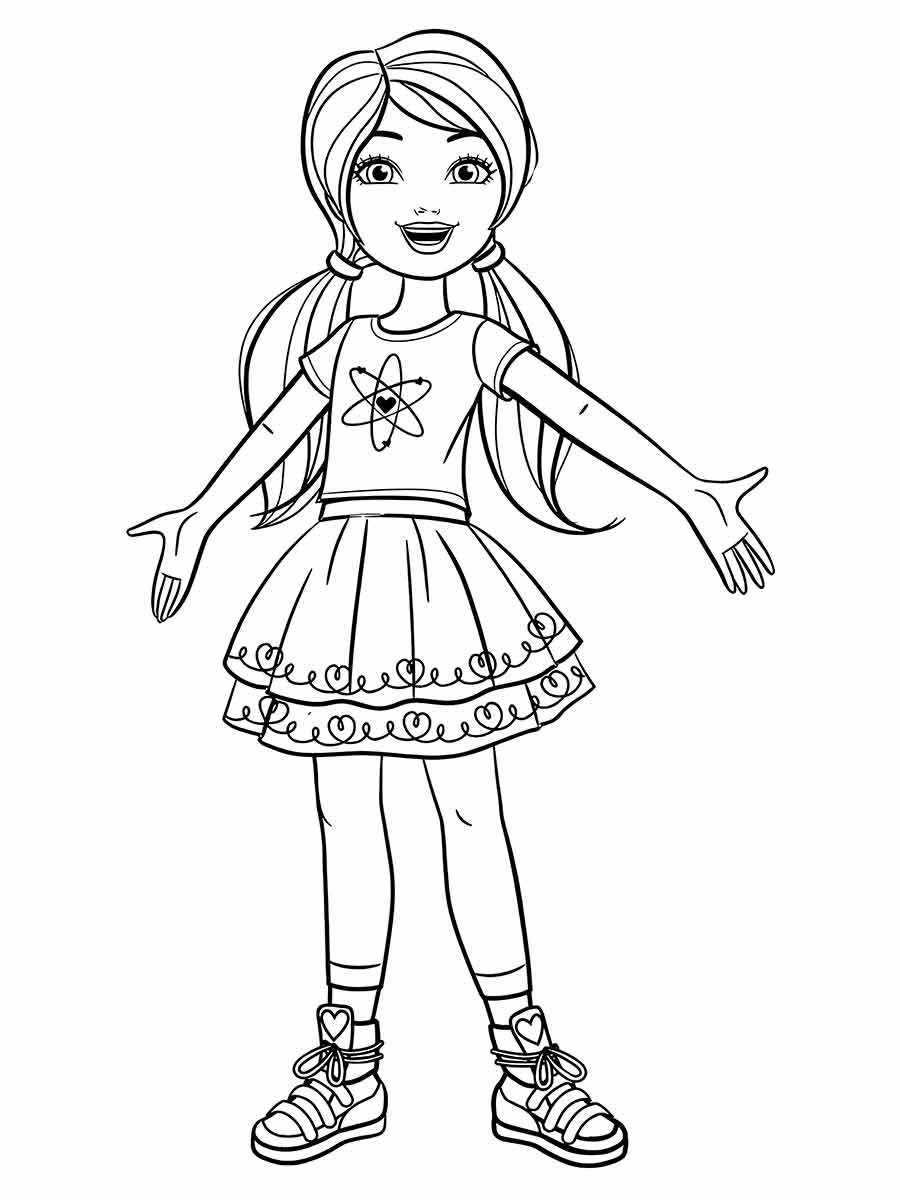 Drawing for girls to color coloring page (69)