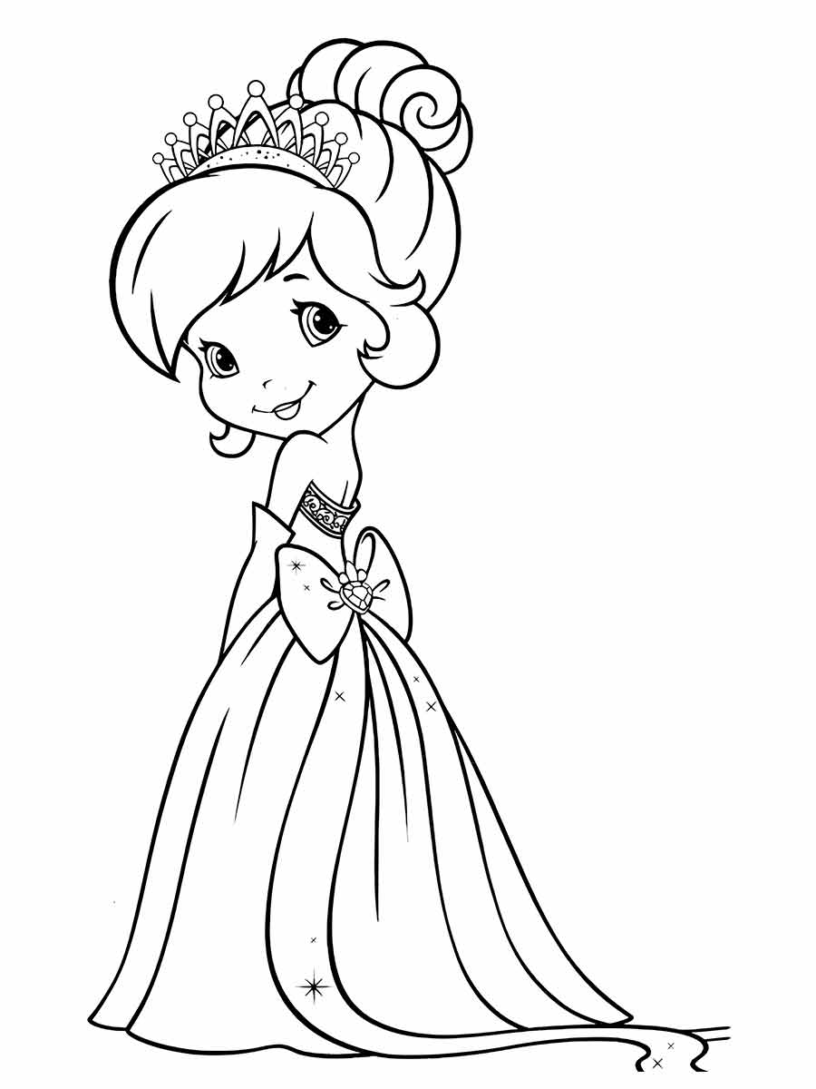 Drawing for girls to color coloring page (70)